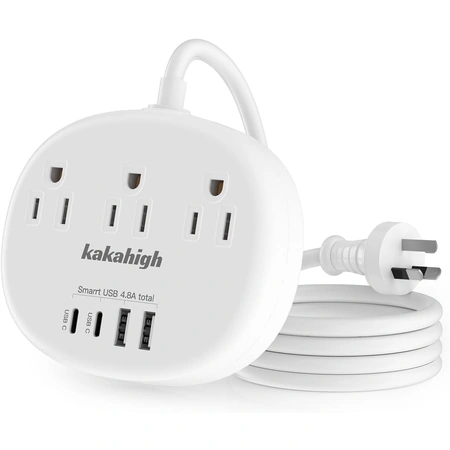 new zealand power adapter with 3 american outlets.webp